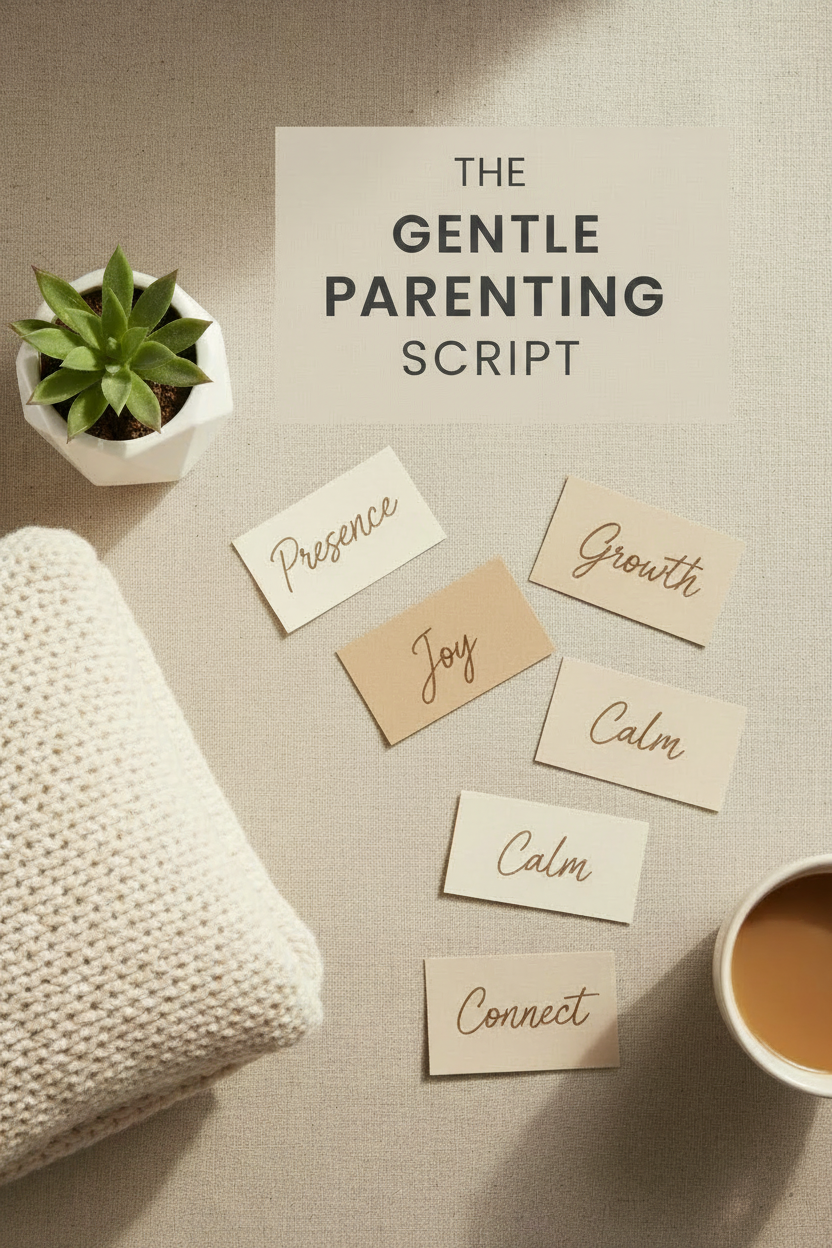 The Gentle Parenting Script Deck cover